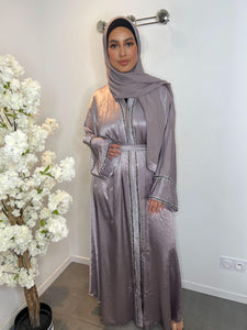 ABAYA DUBAI SAMIA VIOLET